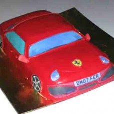Farari Car Shape Cake